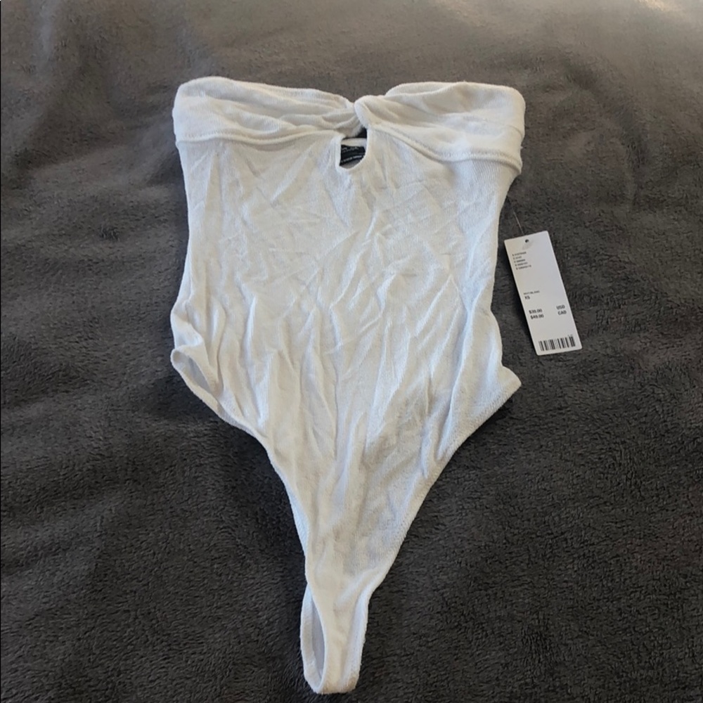 White UO bodysuit